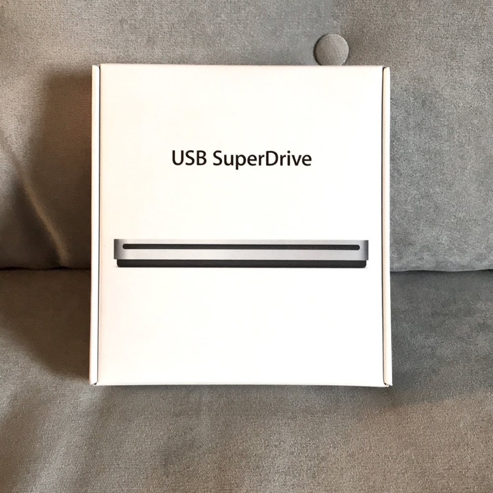 Apple USB Super Drive.